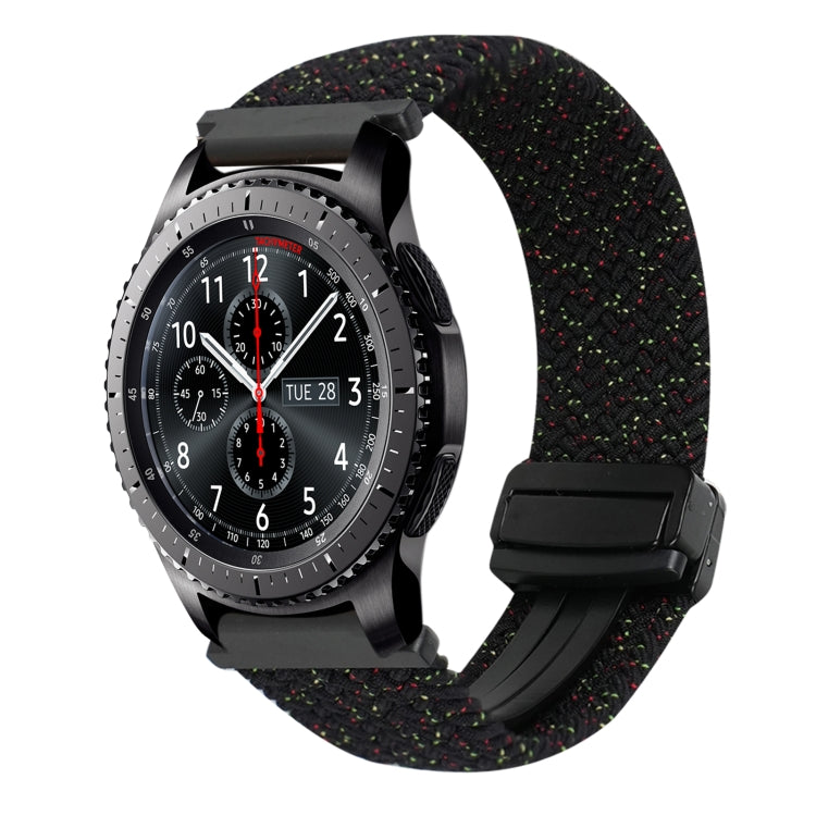 22mm Magnetic Buckle Braided Watch Band, For Samsung Galaxy Gear S3 Frontier
