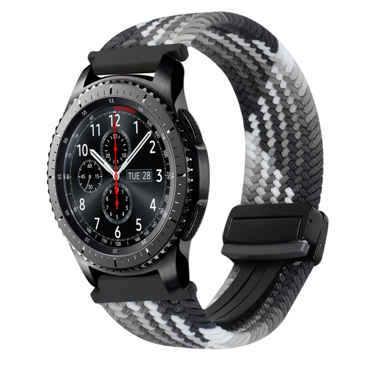 22mm Magnetic Buckle Braided Watch Band, For Samsung Galaxy Gear S3 Frontier