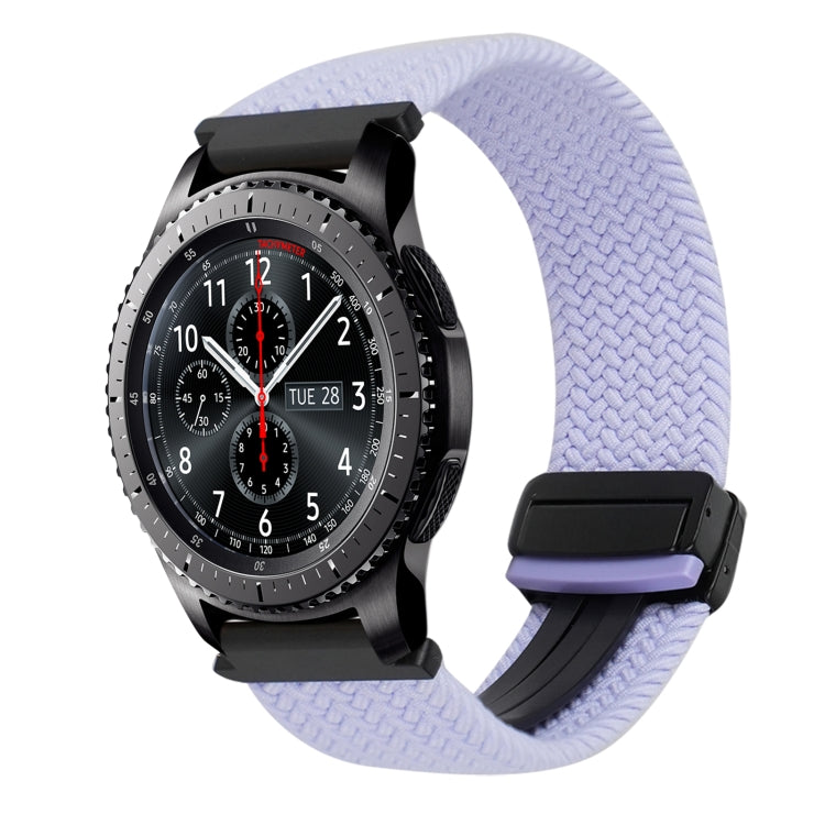 22mm Magnetic Buckle Braided Watch Band, For Samsung Galaxy Gear S3 Frontier
