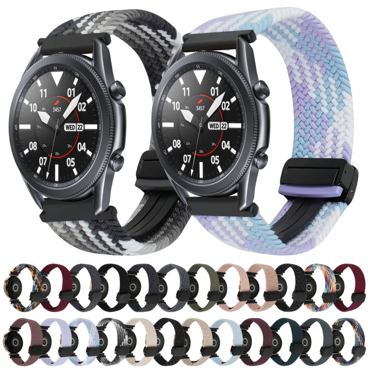 22mm Magnetic Buckle Braided Watch Band, For Samsung Galaxy Gear S3 Classic