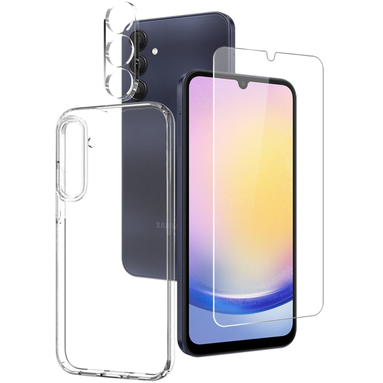 NORTHJO 3 in 1 TPU Phone Case with Screen Protector and Lens Film, For Samsung Galaxy A16 5G, For Samsung Galaxy A06 4G, For Samsung Galaxy S24 FE 5G, For Samsung Galaxy A55 5G, For Samsung Galaxy A35 5G, For Samsung Galaxy A05s 4G