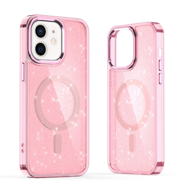 Glitter MagSafe Shockproof Phone Case, For iPhone 13 Pro Max, For iPhone 13 Pro, For iPhone 13, For iPhone 12, For iPhone 12 Pro Max, For iPhone 12 Pro