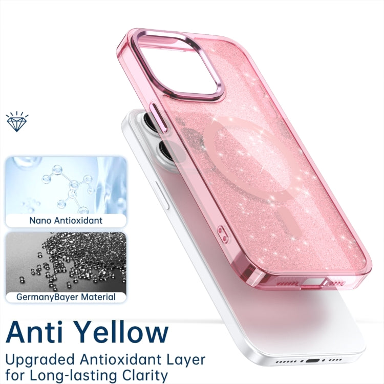 Glitter MagSafe Shockproof Phone Case, For iPhone 13 Pro Max, For iPhone 13 Pro, For iPhone 13, For iPhone 12, For iPhone 12 Pro Max, For iPhone 12 Pro