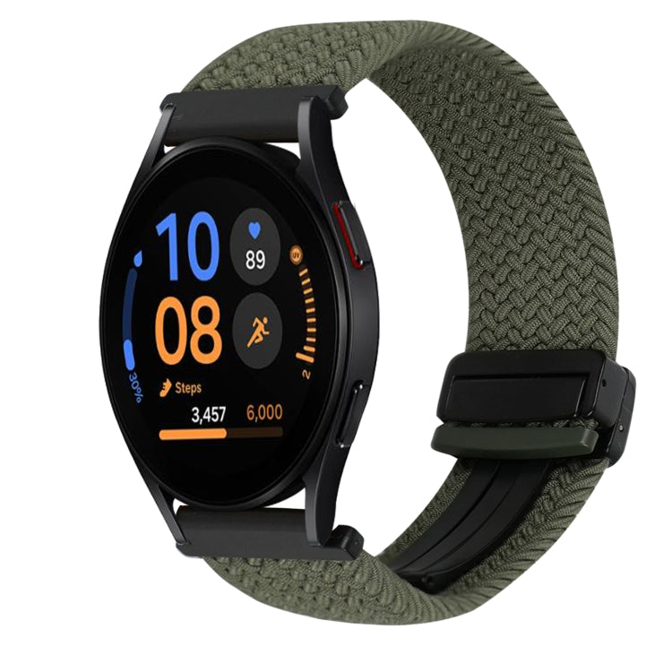 20mm Magnetic Buckle Braided Watch Strap, For Samsung Galaxy Watch FE 40mm