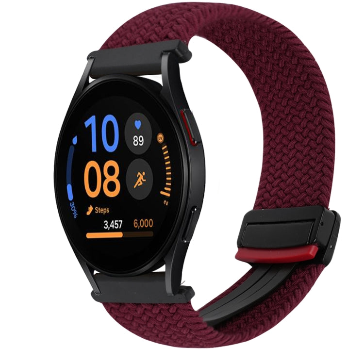 20mm Magnetic Buckle Braided Watch Strap, For Samsung Galaxy Watch FE 40mm