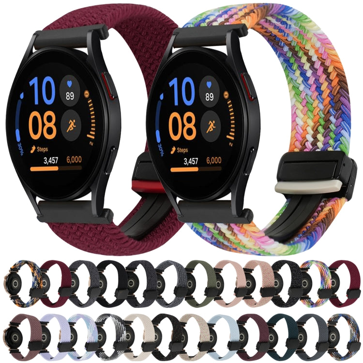 20mm Magnetic Buckle Braided Watch Strap, For Samsung Galaxy Watch FE 40mm