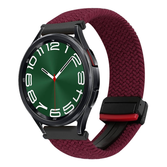 20mm Magnetic Buckle Braided Watch Strap, For Samsung Galaxy Watch 6 Classic
