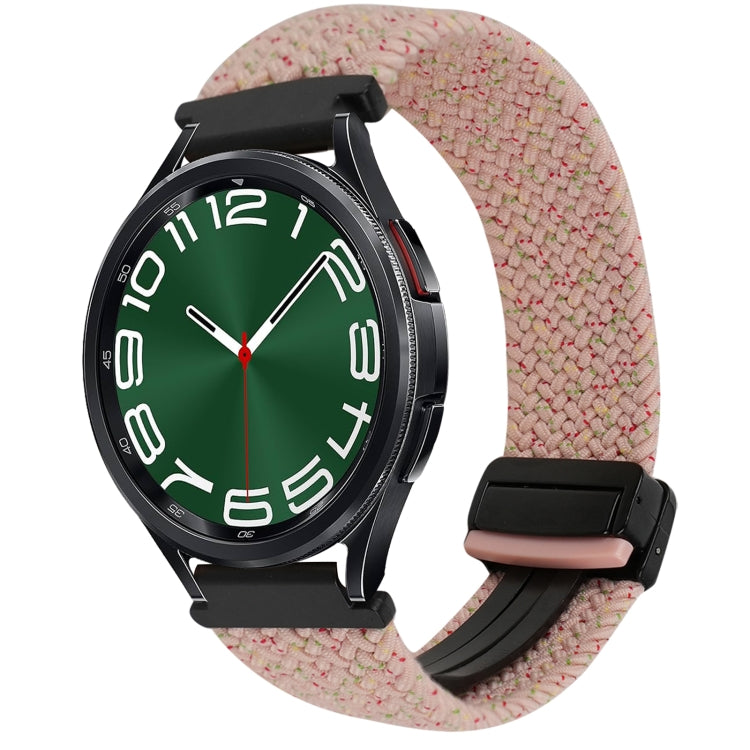 20mm Magnetic Buckle Braided Watch Strap, For Samsung Galaxy Watch 6 Classic