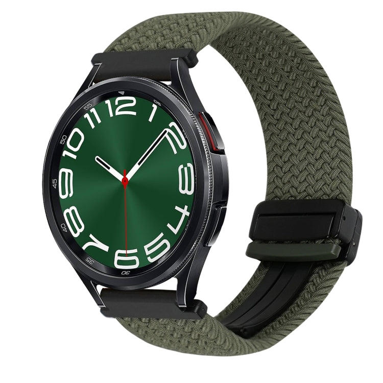 20mm Magnetic Buckle Braided Watch Strap, For Samsung Galaxy Watch 6 Classic
