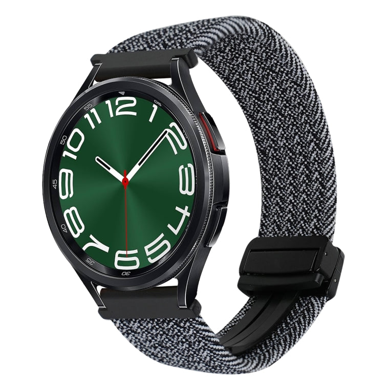20mm Magnetic Buckle Braided Watch Strap, For Samsung Galaxy Watch 6 Classic