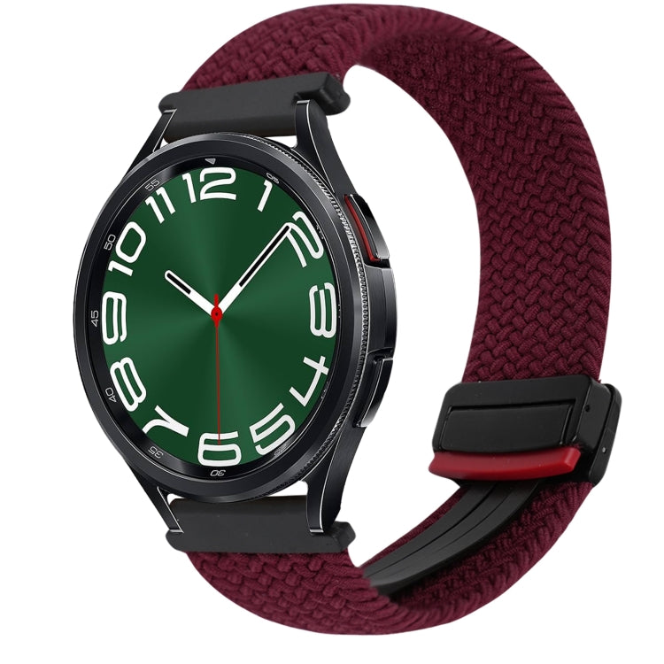 20mm Magnetic Buckle Braided Watch Strap, For Samsung Galaxy Watch 6 Classic