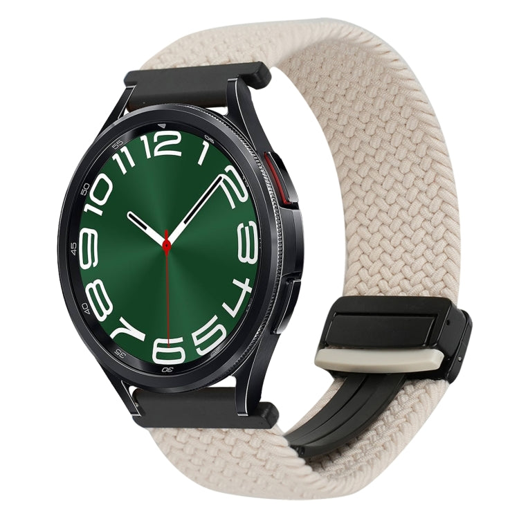 20mm Magnetic Buckle Braided Watch Strap, For Samsung Galaxy Watch 6 Classic