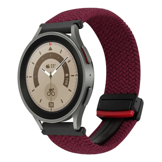 20mm Magnetic Buckle Braided Watch Strap, For Samsung Galaxy Watch 5 Pro