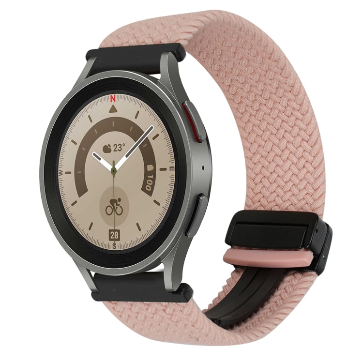 20mm Magnetic Buckle Braided Watch Strap, For Samsung Galaxy Watch 5 Pro