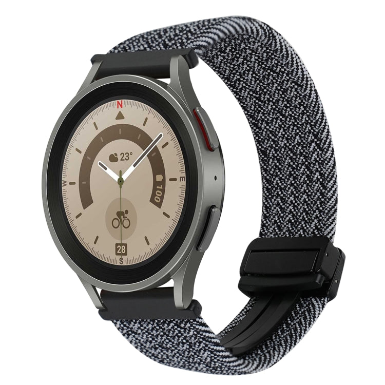 20mm Magnetic Buckle Braided Watch Strap, For Samsung Galaxy Watch 5 Pro