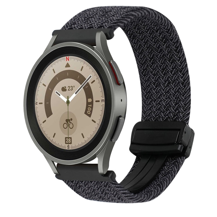 20mm Magnetic Buckle Braided Watch Strap, For Samsung Galaxy Watch 5 Pro