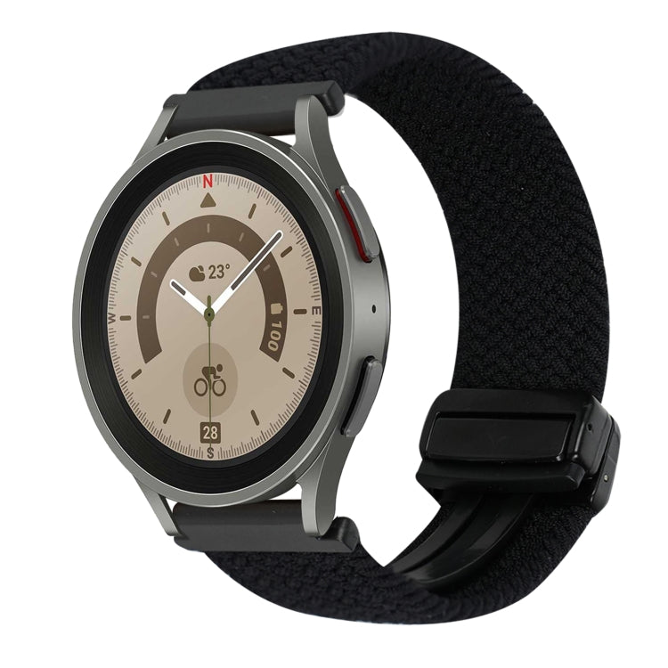 20mm Magnetic Buckle Braided Watch Strap, For Samsung Galaxy Watch 5 Pro
