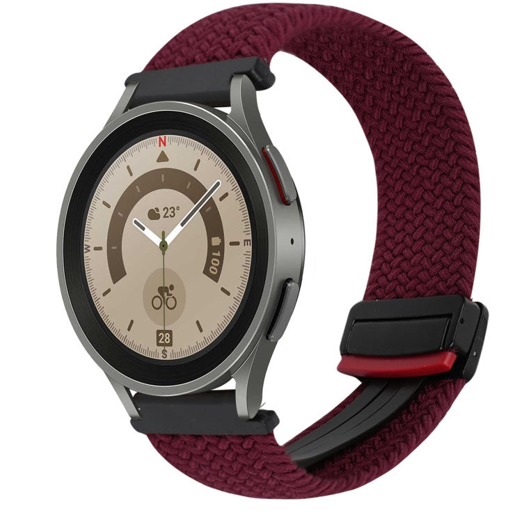 20mm Magnetic Buckle Braided Watch Strap, For Samsung Galaxy Watch 5 Pro