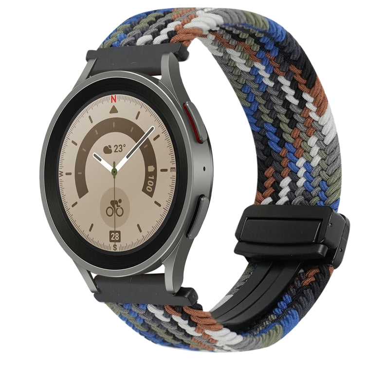 20mm Magnetic Buckle Braided Watch Strap, For Samsung Galaxy Watch 5 Pro