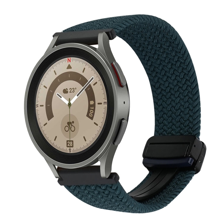 20mm Magnetic Buckle Braided Watch Strap, For Samsung Galaxy Watch 5 Pro