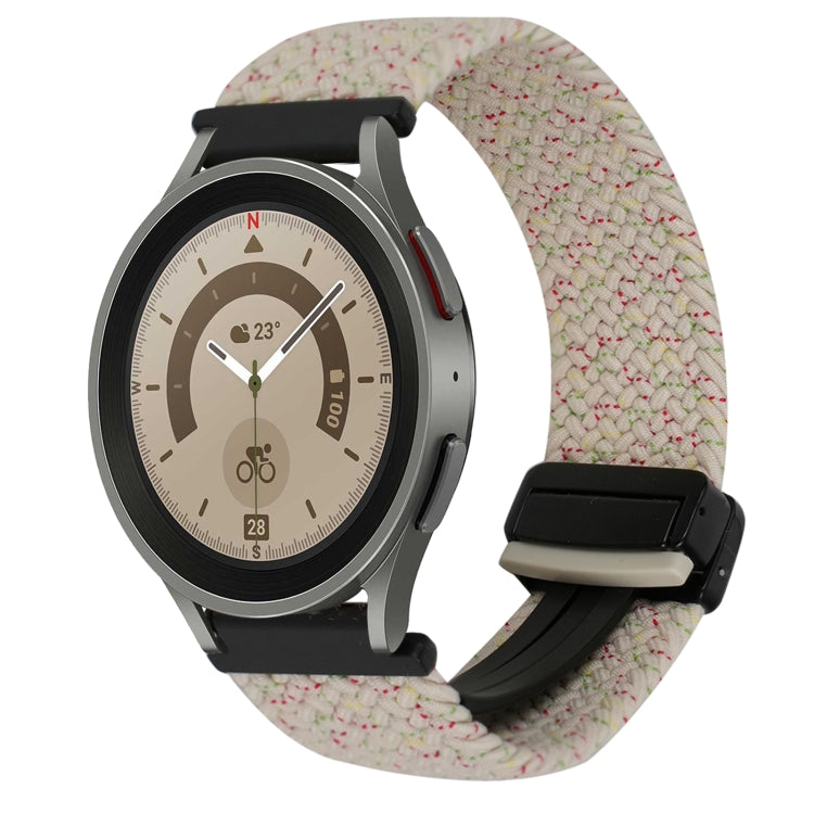 20mm Magnetic Buckle Braided Watch Strap, For Samsung Galaxy Watch 5 Pro