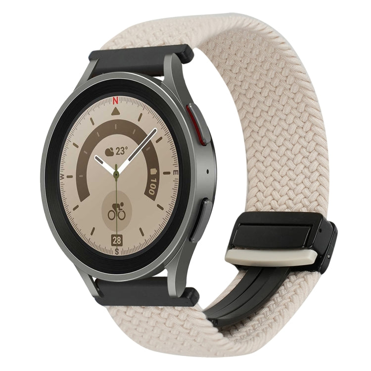 20mm Magnetic Buckle Braided Watch Strap, For Samsung Galaxy Watch 5 Pro