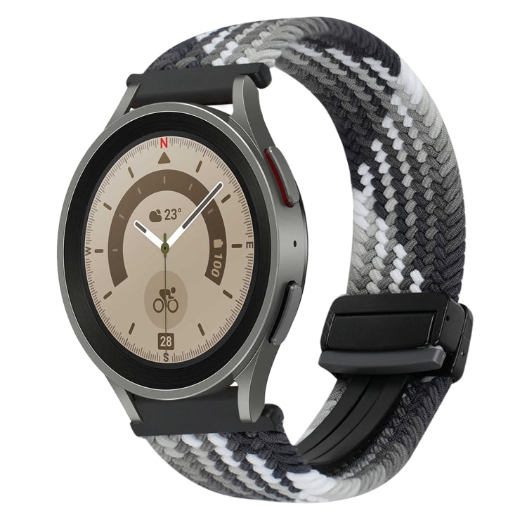 20mm Magnetic Buckle Braided Watch Strap, For Samsung Galaxy Watch 5 Pro