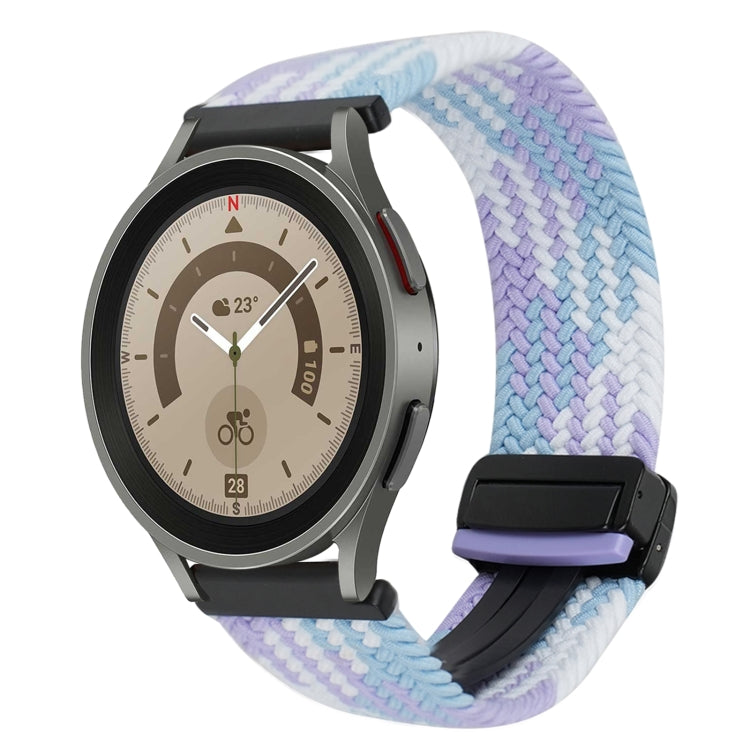 20mm Magnetic Buckle Braided Watch Strap, For Samsung Galaxy Watch 5 Pro