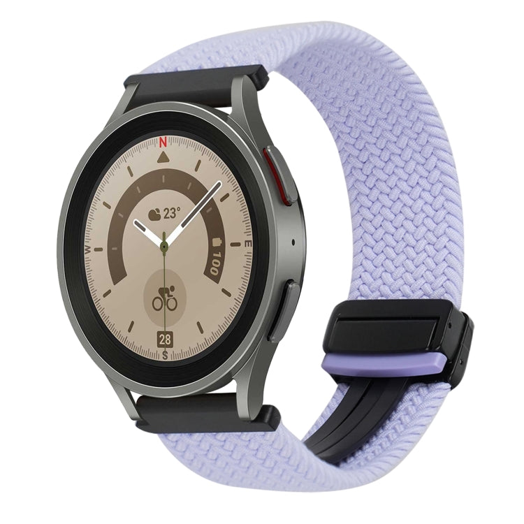 20mm Magnetic Buckle Braided Watch Strap, For Samsung Galaxy Watch 5 Pro