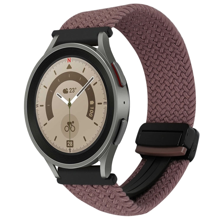 20mm Magnetic Buckle Braided Watch Strap, For Samsung Galaxy Watch 5 Pro