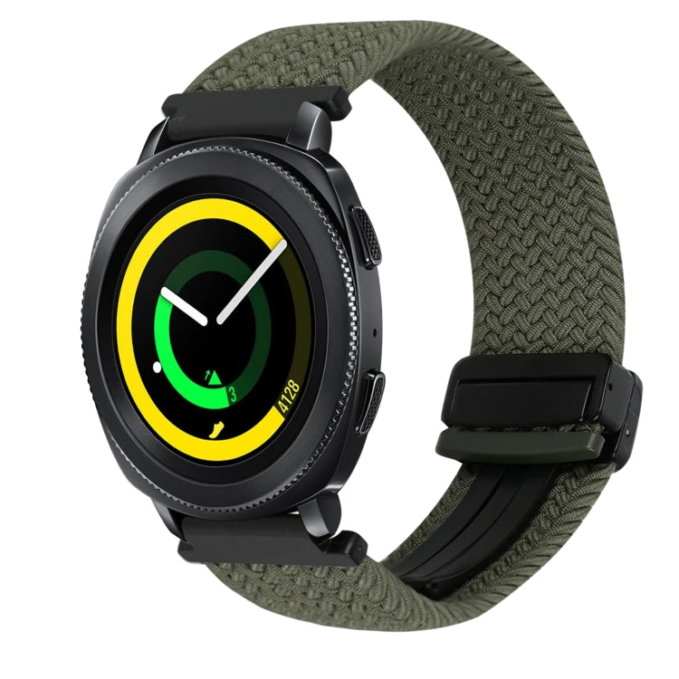 20mm Magnetic Buckle Braided Watch Strap, For Samsung Gear Sport