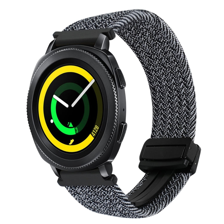 20mm Magnetic Buckle Braided Watch Strap, For Samsung Gear Sport