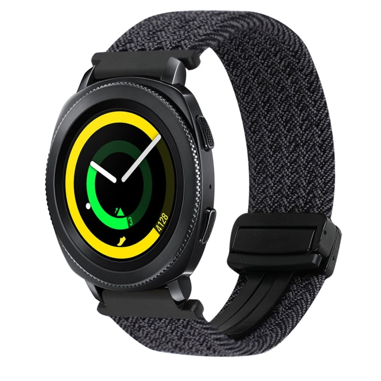 20mm Magnetic Buckle Braided Watch Strap, For Samsung Gear Sport