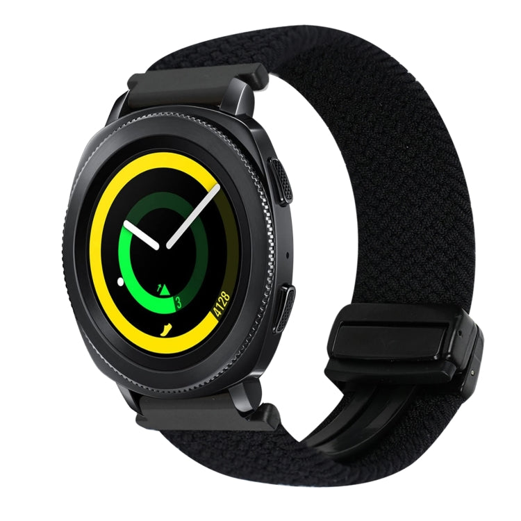 20mm Magnetic Buckle Braided Watch Strap, For Samsung Gear Sport
