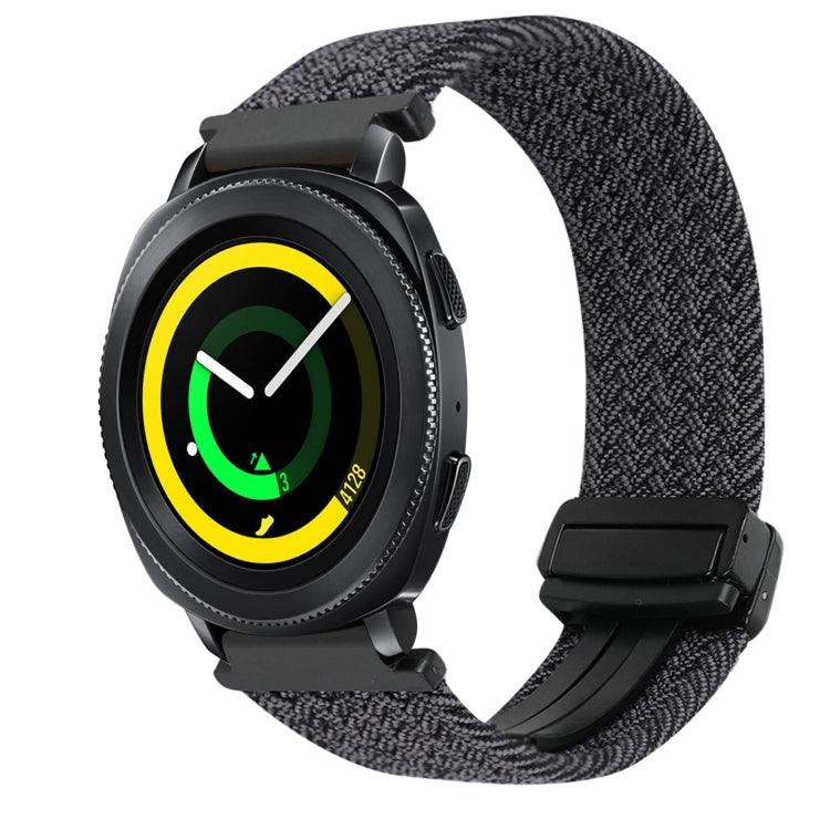20mm Magnetic Buckle Braided Watch Strap, For Samsung Gear Sport