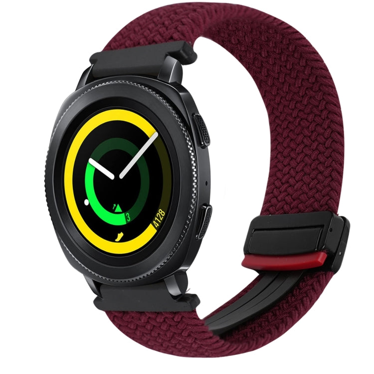 20mm Magnetic Buckle Braided Watch Strap, For Samsung Gear Sport