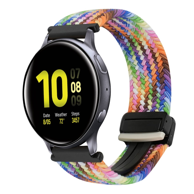 20mm Magnetic Buckle Braided Watch Strap, For Samsung Galaxy Watch Active 2