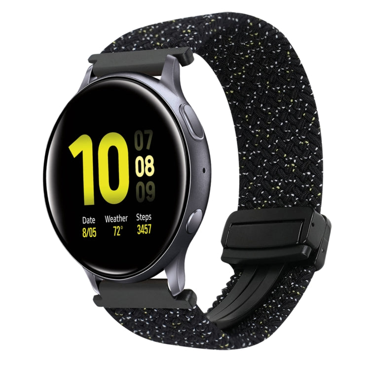 20mm Magnetic Buckle Braided Watch Strap, For Samsung Galaxy Watch Active 2