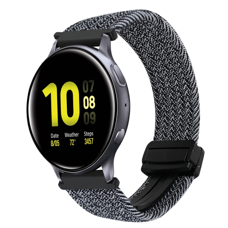 20mm Magnetic Buckle Braided Watch Strap, For Samsung Galaxy Watch Active 2