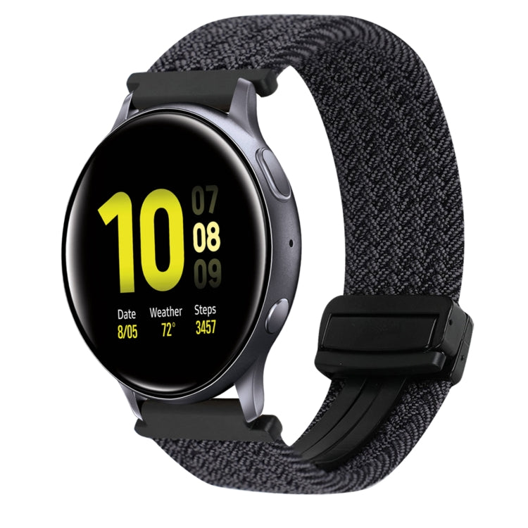20mm Magnetic Buckle Braided Watch Strap, For Samsung Galaxy Watch Active 2