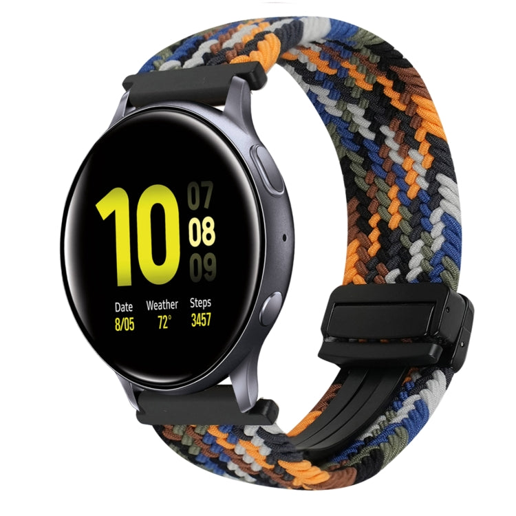 20mm Magnetic Buckle Braided Watch Strap, For Samsung Galaxy Watch Active 2