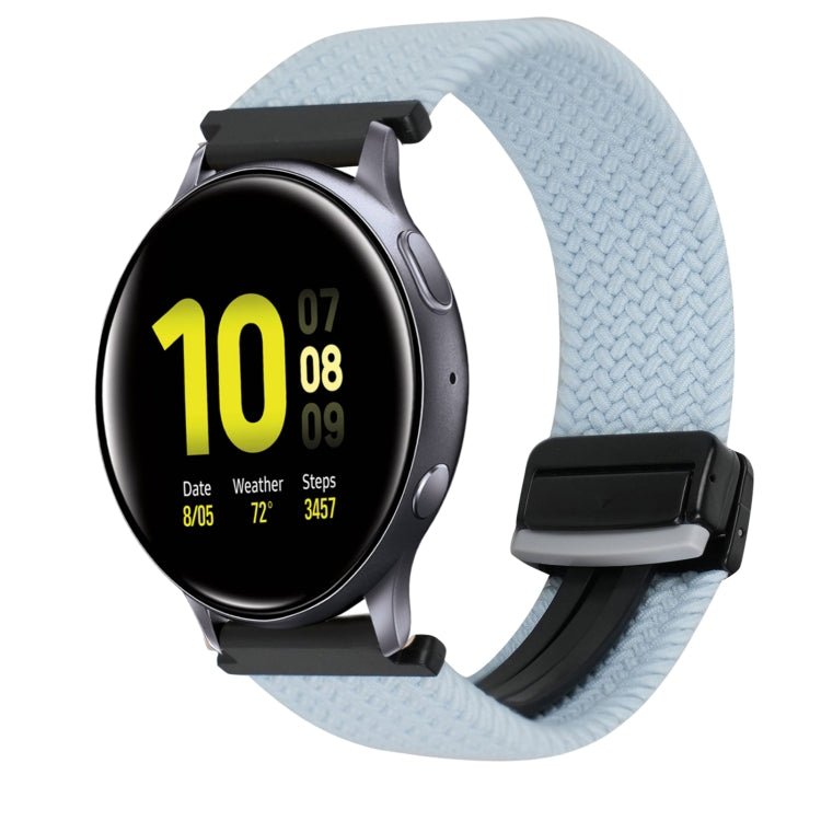 20mm Magnetic Buckle Braided Watch Strap, For Samsung Galaxy Watch Active 2