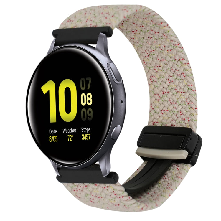 20mm Magnetic Buckle Braided Watch Strap, For Samsung Galaxy Watch Active 2