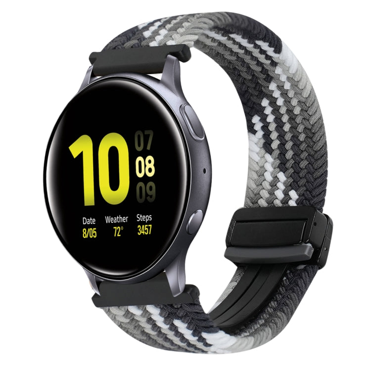 20mm Magnetic Buckle Braided Watch Strap, For Samsung Galaxy Watch Active 2