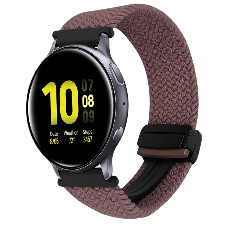 20mm Magnetic Buckle Braided Watch Strap, For Samsung Galaxy Watch Active 2