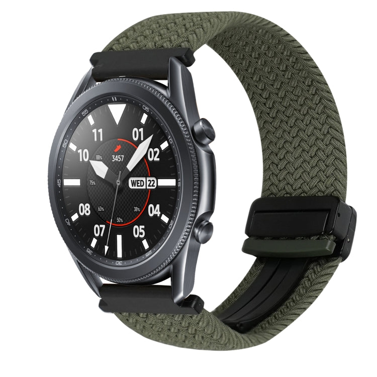 20mm Magnetic Buckle Braided Watch Strap, For Samsung Galaxy Watch 3 41mm