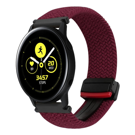 20mm Magnetic Buckle Braided Watch Strap, For Samsung Galaxy Watch Active