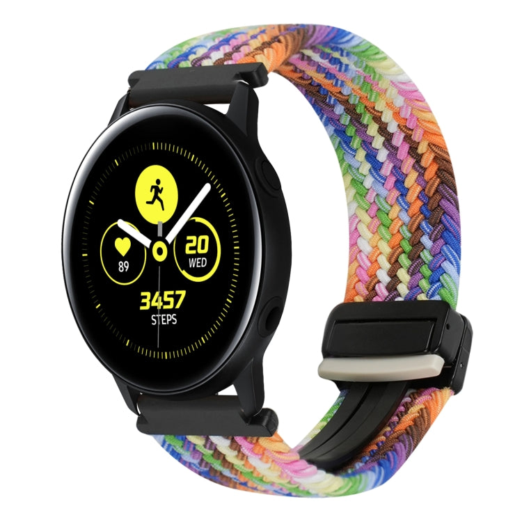 20mm Magnetic Buckle Braided Watch Strap, For Samsung Galaxy Watch Active