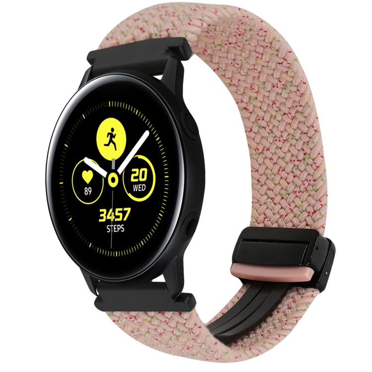 20mm Magnetic Buckle Braided Watch Strap, For Samsung Galaxy Watch Active
