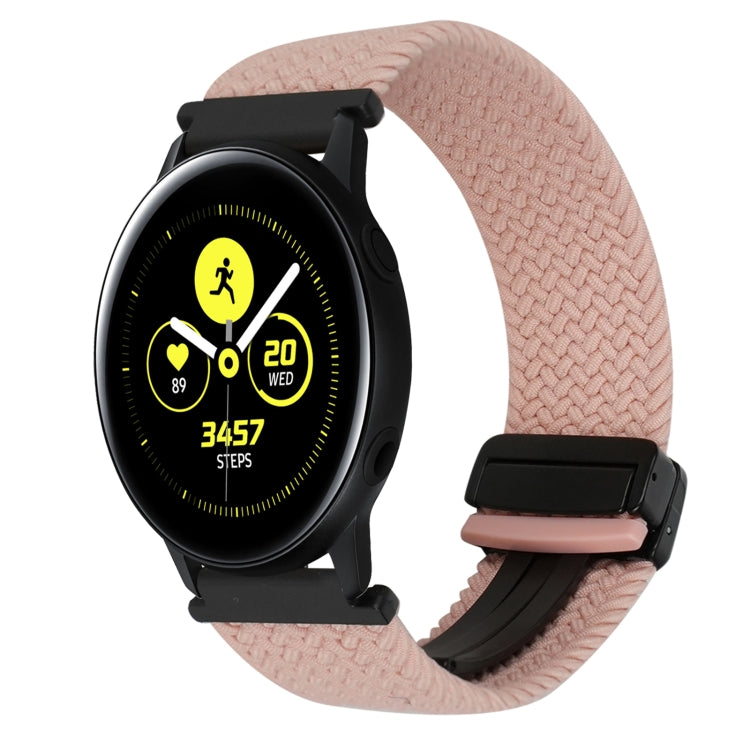 20mm Magnetic Buckle Braided Watch Strap, For Samsung Galaxy Watch Active